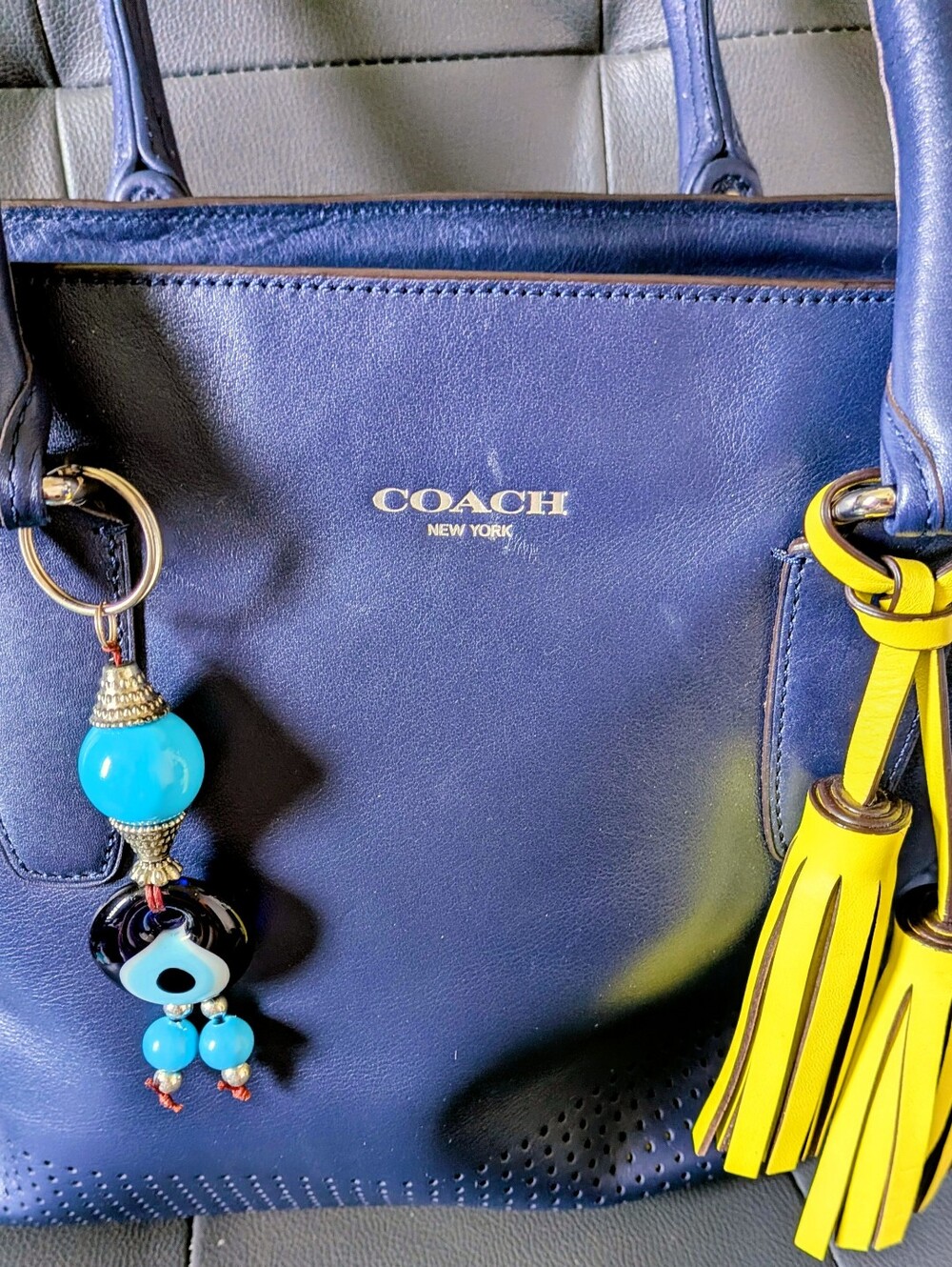 Coach Limited Vintage Rare Legacy Perforated Leather Candace Carryall